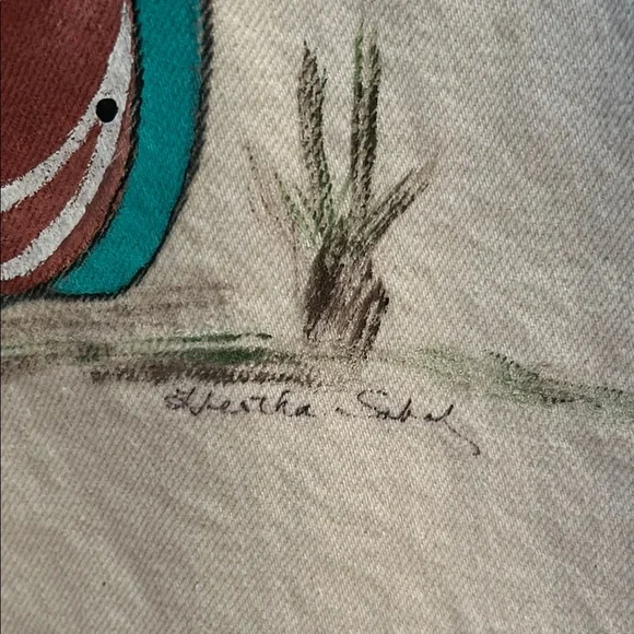 Ladies Handmade Cotton Duster Coat - Picture 3 of 6